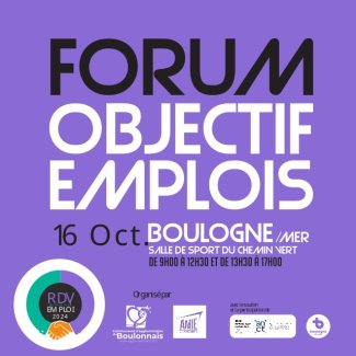 Affiche du Forum Objectif Emplois